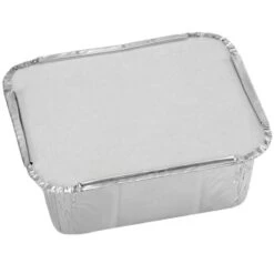 10 Barquettes Aluminium 610 Ml + Couvercles Carton -Vacances Vaisselle Magasin 10 barquettes aluminium 610 ml couvercles carton 2