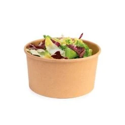 Vacances Vaisselle Magasin 25 10 Bols Salade Soupe Fibres Bambou + Couvercles 1000 Ml