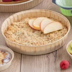 10 Moules à Tarte Ronds Papier 20 Cm