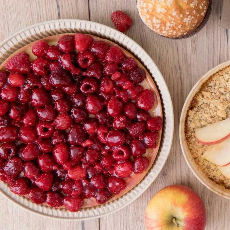 10 Moules à Tarte Ronds Papier 25 Cm 5 10 Moules à Tarte Ronds Papier 25 Cm – Image 3