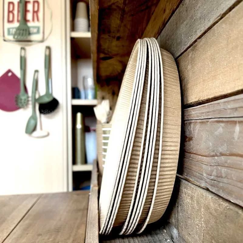 10 Moules à Tarte Ronds Papier 25 Cm 6 10 Moules à Tarte Ronds Papier 25 Cm – Image 4