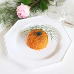 12 Assiettes Octogonales Blanches 24,5 Cm -Vacances Vaisselle Magasin 12 assiettes octo blanc 245cm lavables reutilisables 2