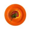 12 Assiettes Rondes Orange Luxe 19 Cm 1 12 Assiettes Rondes Orange Luxe 19 Cm -Vacances Vaisselle Magasin 12 assiettes rondes orange 19 cm lavables reutilisables