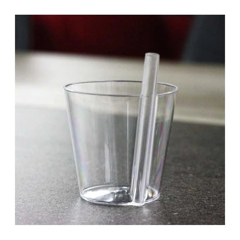 12 Verrines Lounge Avec Paille 6 Cl 4 12 Verrines Lounge Avec Paille 6 Cl – Image 2