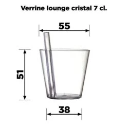 12 Verrines Lounge Avec Paille 6 Cl 13 12 Verrines Lounge Avec Paille 6 Cl -Vacances Vaisselle Magasin 12 verrines lounge cristal 6 cl 5