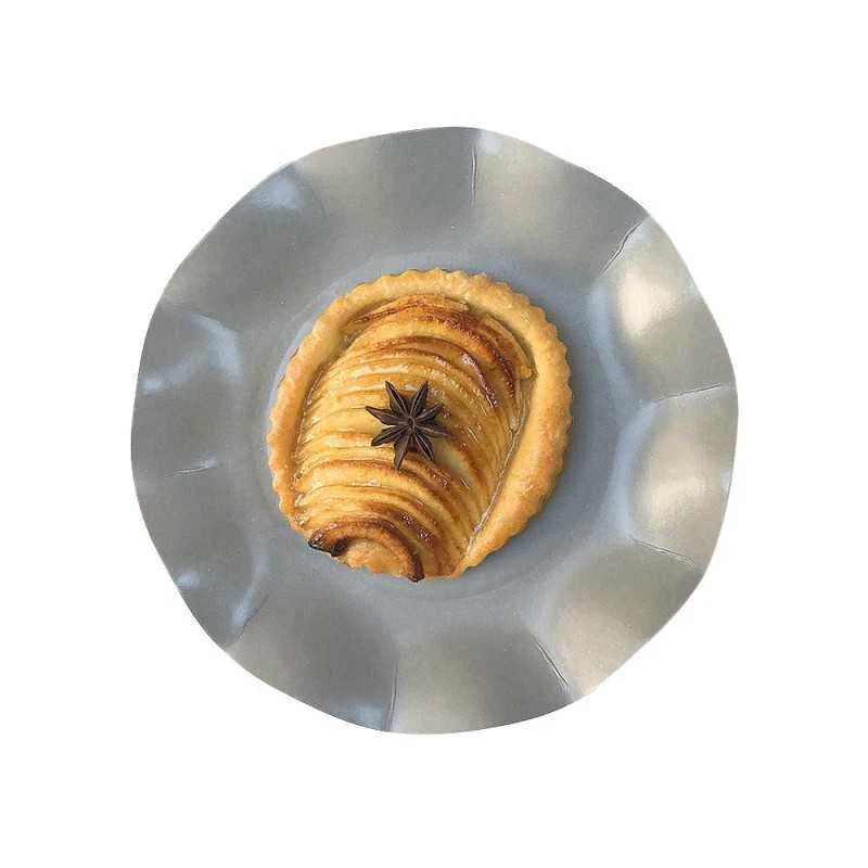 20 Assiettes Pétales 21 Cm Grises 7 20 Assiettes Pétales 21 Cm Grises – Image 5