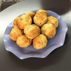 20 Assiettes Pétales 21 Cm Bleues -Vacances Vaisselle Magasin 20 assiettes bleues 21cm 100 bio et compostables 2