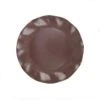 20 Assiettes Pétales 21 Cm Chocolats 1 20 Assiettes Pétales 21 Cm Chocolats -Vacances Vaisselle Magasin 20 assiettes petale 21cm chocolat biodegradables et compostables
