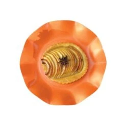 20 Assiettes Pétales 21 Cm Oranges 11 20 Assiettes Pétales 21 Cm Oranges -Vacances Vaisselle Magasin 20 assiettes petale 21cm orange biodegradables et compostables 4