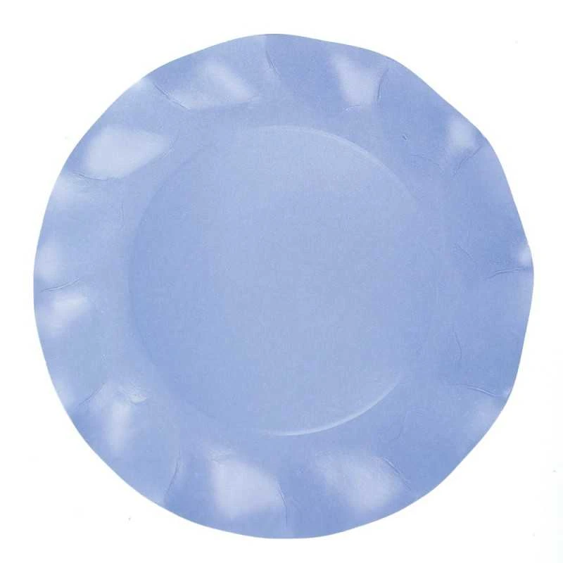 20 Assiettes Pétales 27 Cm Bleues 7 20 Assiettes Pétales 27 Cm Bleues – Image 5