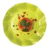 20 Assiettes Pétales 27 Cm Vertes 2 20 Assiettes Pétales 27 Cm Vertes -Vacances Vaisselle Magasin 20 assiettes petale 27cm vertes biodegradables et compostables
