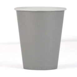 20 Gobelets Gris 25 Cl -Vacances Vaisselle Magasin 20 gobelets gris 25cl biodegradables et compostables 4