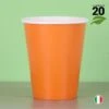 20 Gobelets Orange 25 Cl 2 20 Gobelets Orange 25 Cl -Vacances Vaisselle Magasin 20 gobelets orange 25cl biodegradables et compostables