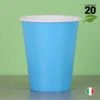 20 Gobelets Turquoise 25 Cl -Vacances Vaisselle Magasin 20 gobelets turquoise 25cl biodegradables et compostables