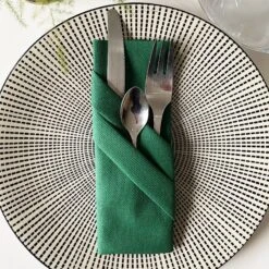 20 Serviettes Non-tissées Vert Foncé Premium 40 Cm Table'Colors 15 20 Serviettes Non-tissées Vert Foncé Premium 40 Cm Table'Colors -Vacances Vaisselle Magasin 20 serviettes non tissees vert fonce premium 40 cm table colors 5