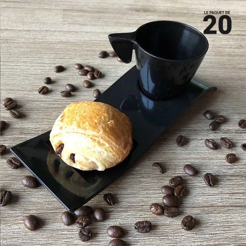 20 Sous-tasses Design Noires 3 20 Sous-tasses Design Noires