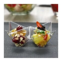 25 Coupelles Verrines 4 Compartiments Origami 16 25 Coupelles Verrines 4 Compartiments Origami -Vacances Vaisselle Magasin 25 coupelles verrines 4 compartiments origami 4