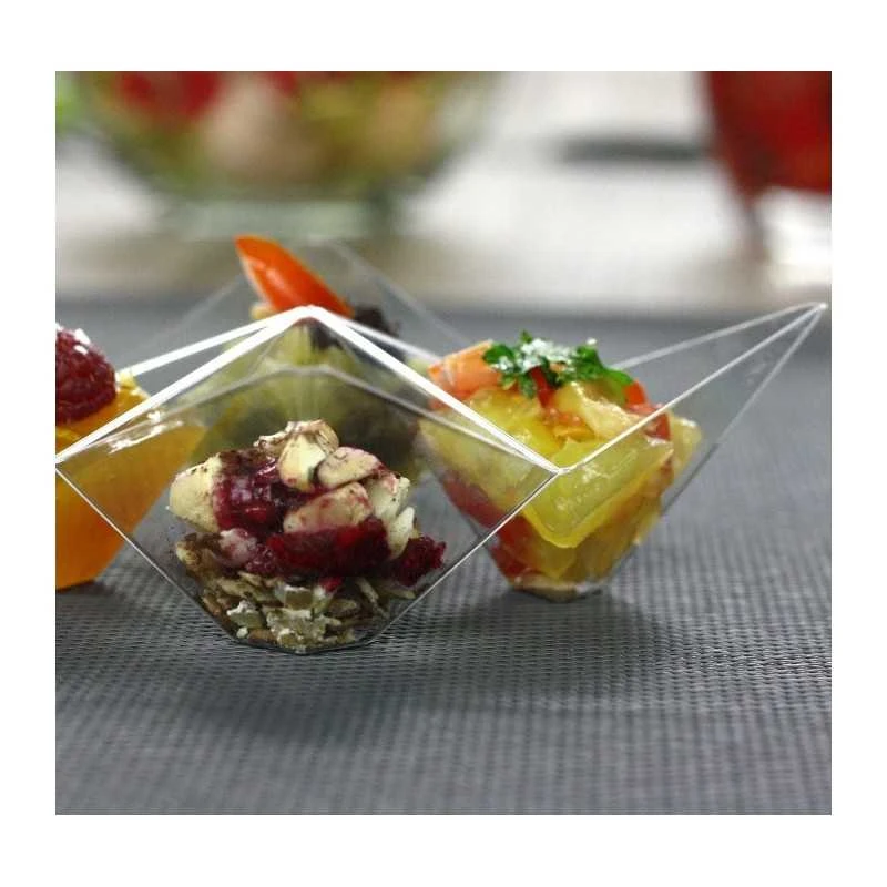 25 Coupelles Verrines 4 Compartiments Origami 8 25 Coupelles Verrines 4 Compartiments Origami – Image 6