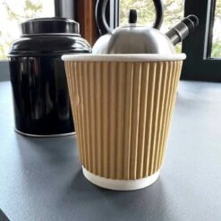 25 Gobelets Papier Ondulé 21 Cl -Vacances Vaisselle Magasin 25 gobelets papier ondule 21 cl 2