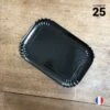 25 Plateaux En Carton Noirs 19 X 28 Cm -Vacances Vaisselle Magasin 25 plateaux en carton noirs 19 cm x 28 cm