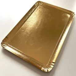 25 Plateaux Traiteur Or 42 X 28 Cm -Vacances Vaisselle Magasin 25 plateaux traiteur or 42 x 28 cm 3