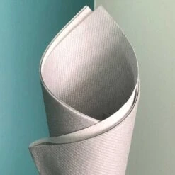 25 Serviettes Non-tissées Gris Argent Premium 40 Cm Table'Colors