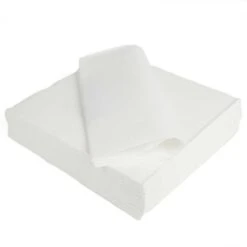 25 Serviettes Non-tissées Blanc Premium 40 Cm Table'Colors -Vacances Vaisselle Magasin 25 serviettes non tisse luxe blanches 40 x 40 cm 5