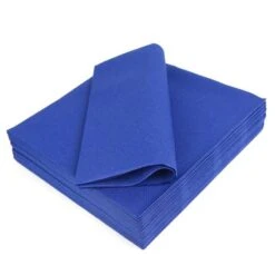 25 Serviettes Non-tissées Bleu Marine Premium 40 Cm Table'Colors 11 25 Serviettes Non-tissées Bleu Marine Premium 40 Cm Table'Colors -Vacances Vaisselle Magasin 25 serviettes non tisse luxe bleu marine 40 x 40cm 4