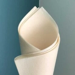 25 Serviettes Non-tissées Champagne Premium 40 Cm Table'Colors