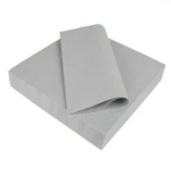 25 Serviettes Non-tissées Gris Premium 40 Cm Table'Colors -Vacances Vaisselle Magasin 25 serviettes non tisse luxe grises 40 x 40cm 4