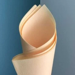 25 Serviettes Non-tissées Jaune Clair Premium 40 Cm Table'Colors