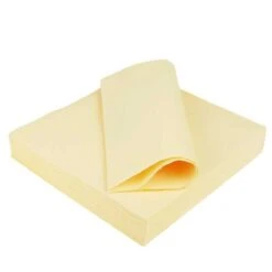 25 Serviettes Non-tissées Jaune Clair Premium 40 Cm Table'Colors -Vacances Vaisselle Magasin 25 serviettes non tisse luxe jaune clair 40 x 40cm 4