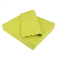 25 Serviettes Non-tissées Kiwi Premium 40 Cm Table'Colors -Vacances Vaisselle Magasin 25 serviettes non tisse luxe kiwi 40 x 40cm 4