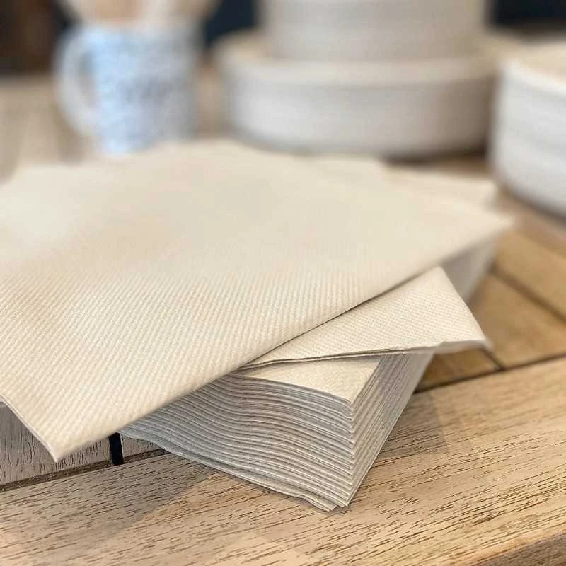 25 Serviettes Non-tissées Pebble Stone Premium 40 Cm Table'Colors 5 25 Serviettes Non-tissées Pebble Stone Premium 40 Cm Table'Colors – Image 3