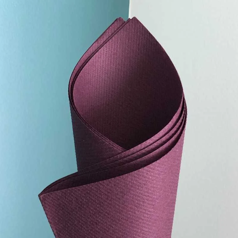 25 Serviettes Non-tissées Prune Premium 40 Cm Table'Colors 3 25 Serviettes Non-tissées Prune Premium 40 Cm Table'Colors