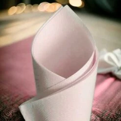 25 Serviettes Non-tissées Rose Pastel Premium 40 Cm Table'Colors -Vacances Vaisselle Magasin 25 serviettes non tisse luxe rose pastel 40 x 40cm 5