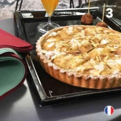 3 Plateaux Très Grand Modèle Noir 45,5 X 31 Cm -Vacances Vaisselle Magasin 3 plateaux tres grand modele noir 455 x 31 cm 1