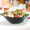 3 Saladiers Noirs 3 L Réutilisable -Vacances Vaisselle Magasin 3 saladiers noirs 3 litres lavables reutilisables