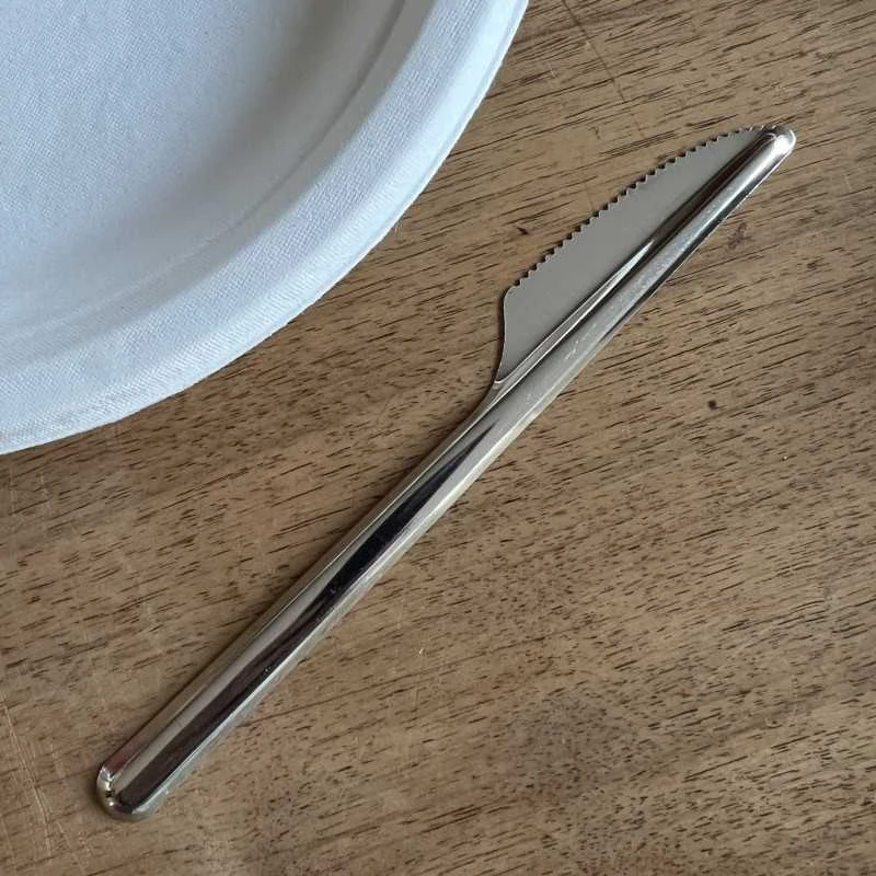 40 Couteaux Inox Réutilisables 16,5 Cm 4 40 Couteaux Inox Réutilisables 16,5 Cm – Image 2