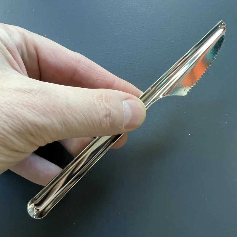 40 Couteaux Inox Réutilisables 16,5 Cm 5 40 Couteaux Inox Réutilisables 16,5 Cm – Image 3