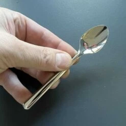 40 Petites Cuillères Inox Réutilisables 12,5 Cm -Vacances Vaisselle Magasin 40 petites cuilleres inox recyclables 125 cm 2