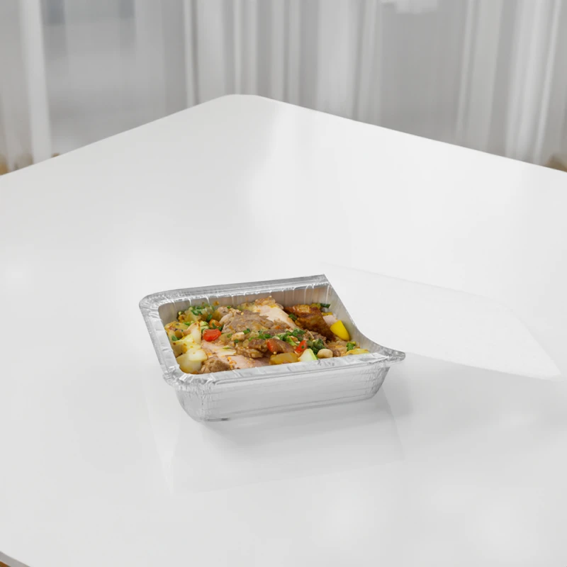 5 Barquettes Aluminium 3,5 L + Couvercles Carton 5 5 Barquettes Aluminium 3,5 L + Couvercles Carton – Image 3