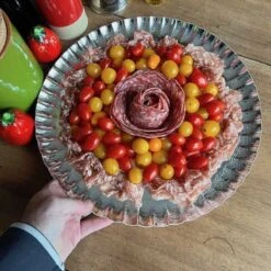 5 Plateaux Assiettes Rondes Argent 34 Cm 9 5 Plateaux Assiettes Rondes Argent 34 Cm -Vacances Vaisselle Magasin 5 plateaux assiettes rondes argent 34 cm 2