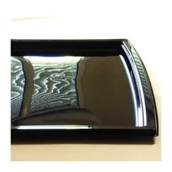 5 Plateaux Grand Modèle Noir 34,5 X 24 Cm -Vacances Vaisselle Magasin 5 plateaux grand modele noir recyclable 3