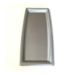 5 Plateaux Rectangulaire Gris 34,5 X 15,5 Cm -Vacances Vaisselle Magasin 5 plateaux rectangulaire gris recyclable 345 x 155 cm 3
