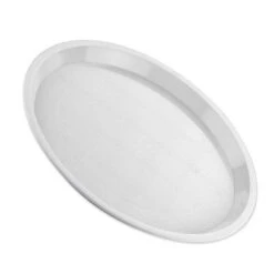 5 Plateaux Rond Blanc Incassable 32 Cm -Vacances Vaisselle Magasin 5 plateaux rond blanc incassable 32 cm 4