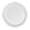 50 Assiettes Carton Blanc 22 Cm -Vacances Vaisselle Magasin 50 assiettes carton blanc biodegradables 22 cm