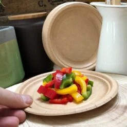 50 Assiettes Carton Kraft Nature 17 Cm 12 50 Assiettes Carton Kraft Nature 17 Cm -Vacances Vaisselle Magasin 50 assiettes carton kraft nature 17 cm 4