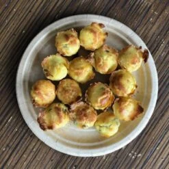 50 Assiettes Carton Kraft Nature 22 Cm