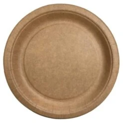 50 Assiettes Carton Kraft Nature 22 Cm 11 50 Assiettes Carton Kraft Nature 22 Cm -Vacances Vaisselle Magasin 50 assiettes carton kraft nature 22 cm 3